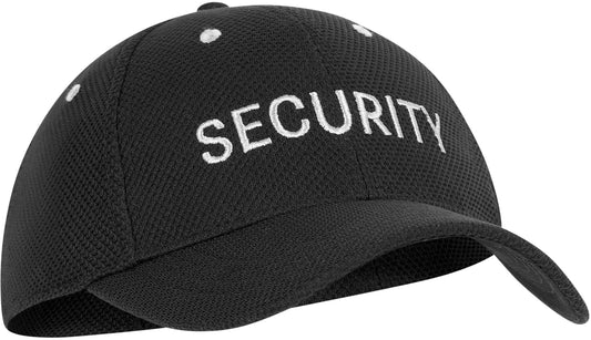 Black - Law Enforcement SECURITY Mesh Low Profile Adjustable Cap