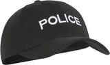 Black - POLICE Baseball Cap, Law Enforcement Hat, Adjustable, Brushed Cotton