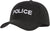 Black - POLICE Baseball Cap, Law Enforcement Hat, Adjustable, Brushed Cotton