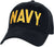 Navy Blue - NAVY Adjustable Cap with Gold Lettering