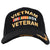 Black - Deluxe VIETNAM VETERAN Adjustable Baseball Cap, Structured, Brushed Cotton
