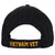 Black - Deluxe VIETNAM VETERAN Adjustable Baseball Cap, Structured, Brushed Cotton