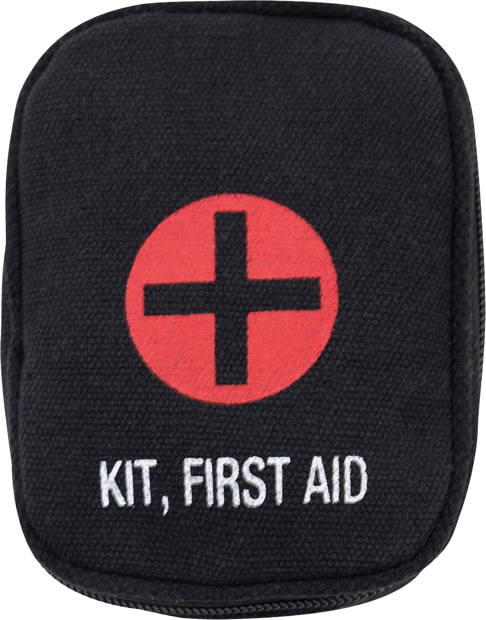 Black Military Zipper First Aid Kit Pouch