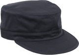 Black - Adjustable Fatigue Cap - Polyester Cotton