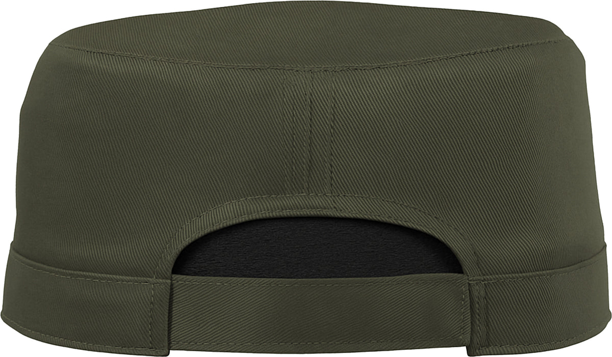 Olive Drab - Adjustable Military Fatigue Cap - Polyester Cotton