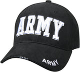 Black - ARMY Deluxe Adjustable Cap