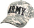 ACU Digital Camouflage - ARMY Deluxe Adjustable Cap with Black Lettering