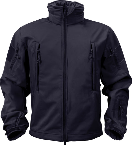 Midnight Navy Blue - Tactical Special Operations Soft Shell Jacket