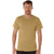 Brown Moisture Wicking Polyester Short Sleeve T-Shirt