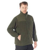Olive Drab - Trailsman Sherpa Fleece Jacket - Men's Fleece Jacket