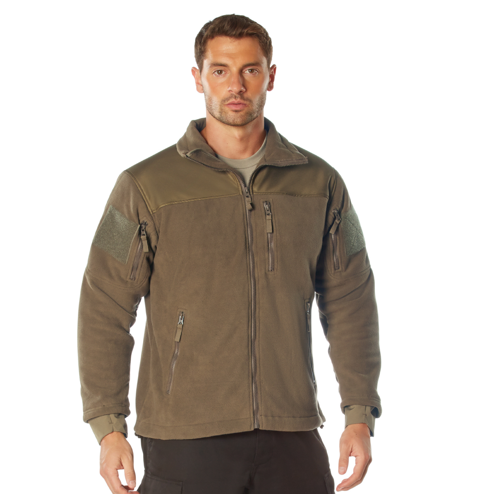 Coyote Brown Tactical Special Operations Fleece Jacket Galaxy