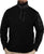 Black Fleece Quarter Zip Sweatshirt Lightweight Pullover Uniform Duty Top Warm Jacket