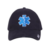 Navy Blue - Star of Life EMT EMS Adjustable Cap