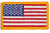 USA American Flag Patch Military Uniform Hook Loop US Flag Accessory Patch (Many colors to choose from!)
