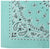 ARMYU Classic Trainmen Paisley Bandanas, Military Army Head Scarf Do-rag Cotton Bandanna Cover Biker Rags