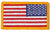 USA American Flag Patch Military Uniform Hook Loop US Flag Accessory Patch (Many colors to choose from!)