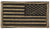 USA American Flag Patch Military Uniform Hook Loop US Flag Accessory Patch (Many colors to choose from!)