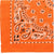 ARMYU Classic Trainmen Paisley Bandanas, Military Army Head Scarf Do-rag Cotton Bandanna Cover Biker Rags
