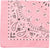 ARMYU Classic Trainmen Paisley Bandanas, Military Army Head Scarf Do-rag Cotton Bandanna Cover Biker Rags