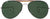 Green Lenses - US Air Force Style Aviator Suglasses with Case