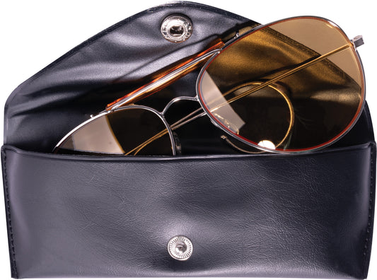 Yellow Lenses - US Air Force Style Aviator Sunglasses with Case