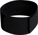 Black Elastic Police Law Enforcement Officer Mourning Band Hook & Loop Closure