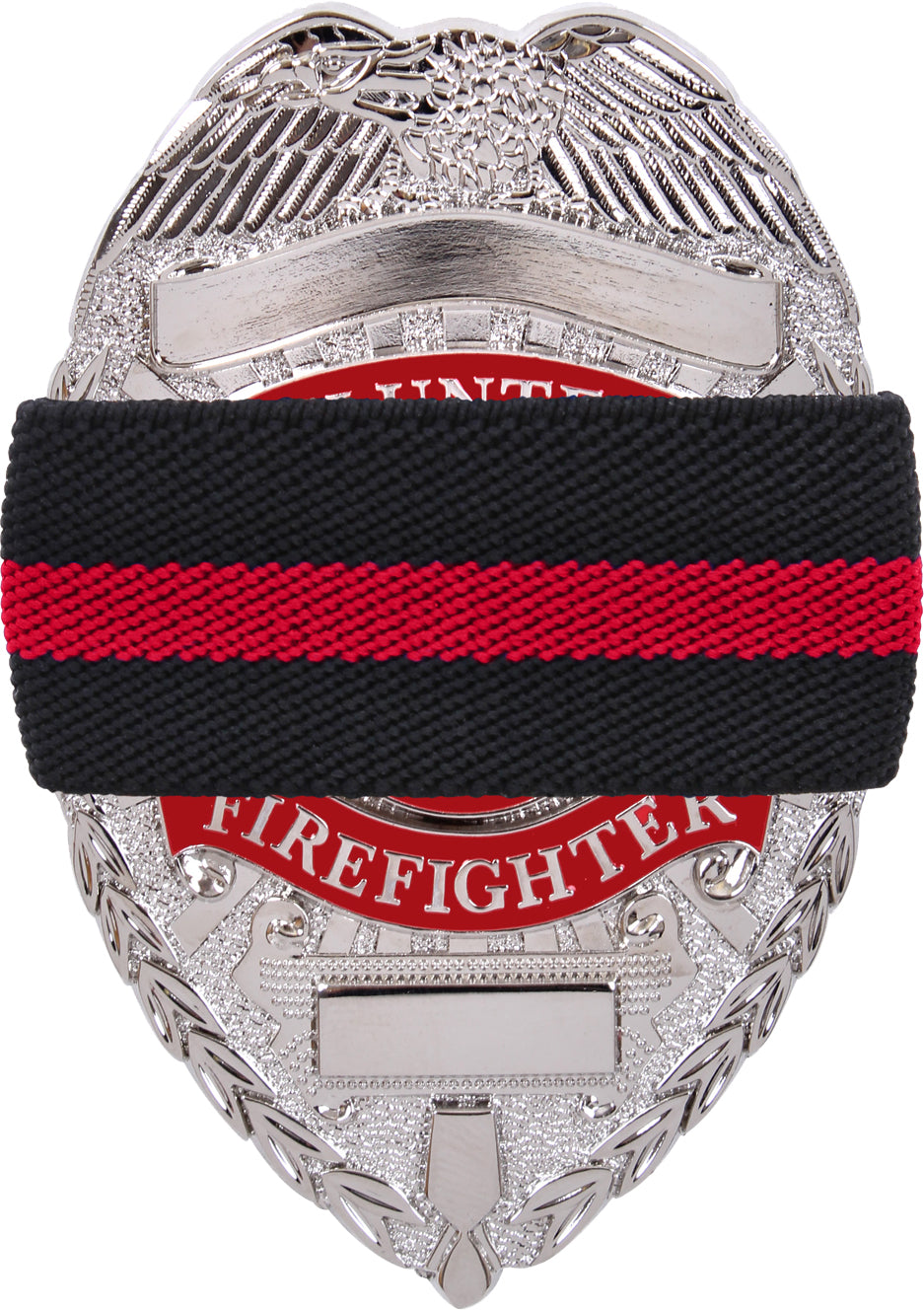 Black - Thin Red Line Support the Fire Department Mourning Band