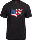 Black - American Flag T-Shirt