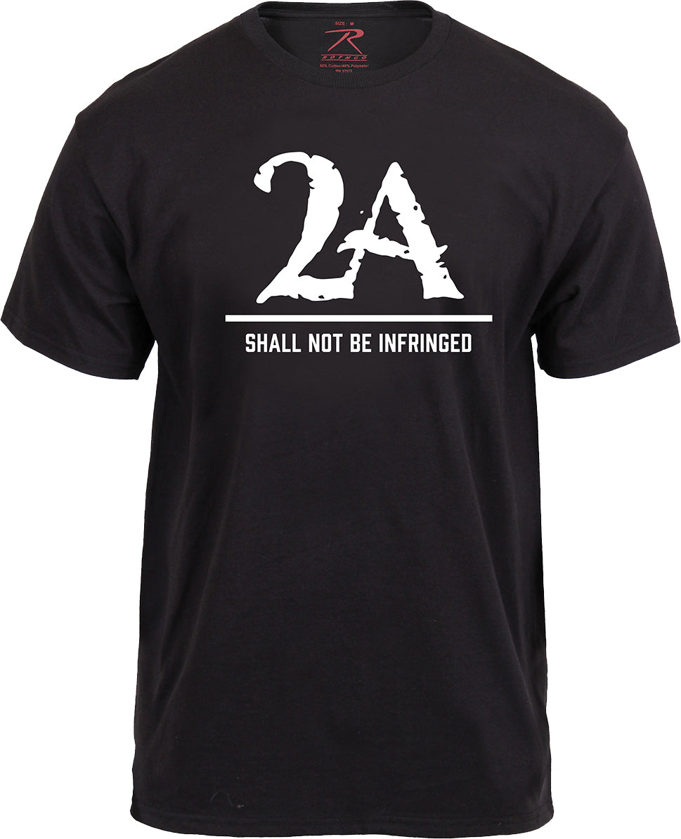 Men's Black Second Amendment T-Shirt 2A Tee