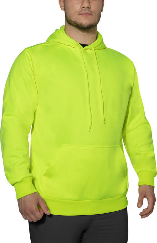 Safety Green - High-Vis Performance Hooded Sweatshirt