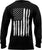 Black - US Flag Long Sleeve T-Shirt