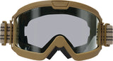 Coyote Brown Smoke & Clear ANSI Ballistic OTG Goggles