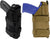 Low Profile MOLLE Pistol Holster Adjustable Wrap Around Compact Gun Holster