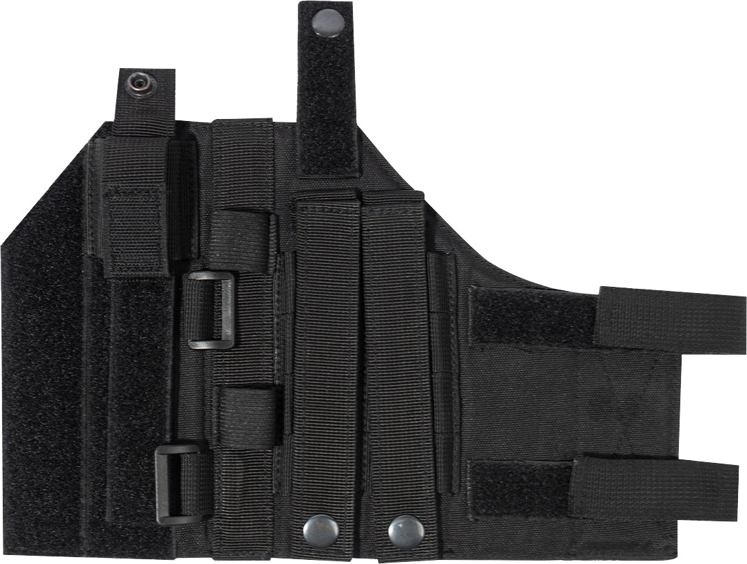Low Profile MOLLE Pistol Holster Adjustable Wrap Around Compact Gun Holster
