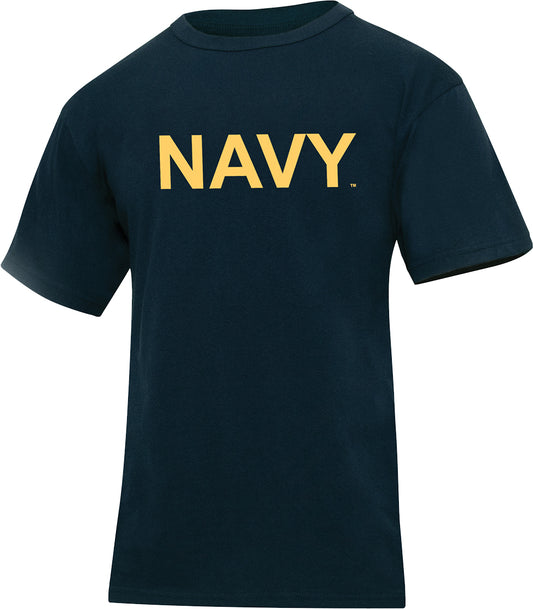 Navy Blue - US NAVY PT Training T-Shirt