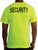 Safety Green 2-Sided Security T-Shirt Comfortable Short Sleeve Shirt