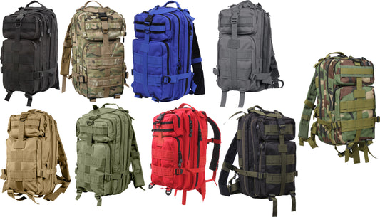 First Responder EMS EMT 200 Piece Trauma Kit Backpack - MOLLE Medium Transport Medical Pack (17" x 10" x 9")