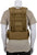 Coyote Brown Tactical Load Bearing Military MOLLE Police Battle Belt Harness Vest