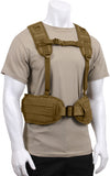 Coyote Brown Tactical Load Bearing Military MOLLE Police Battle Belt Harness Vest