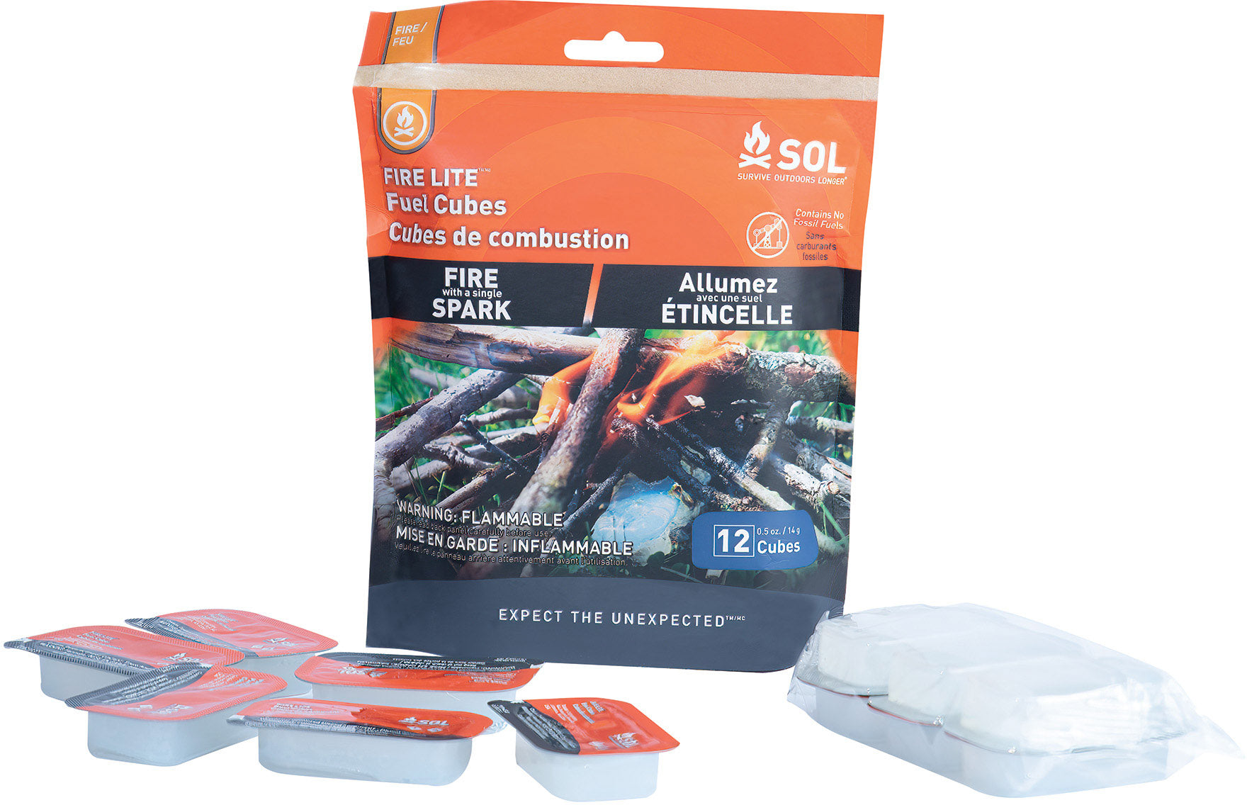 Sol Fire Lite Fuel Cubes one Color One Size - 12 Pieces