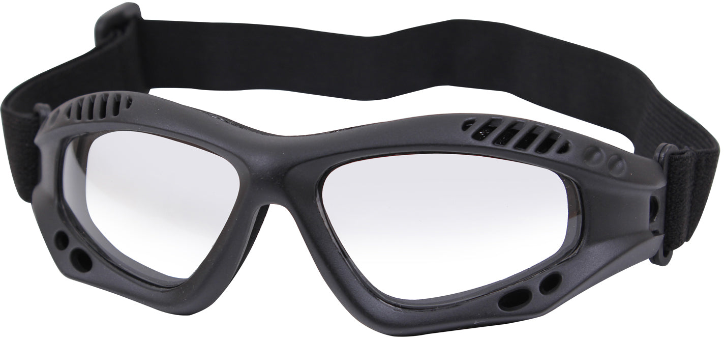navy goggles Black / Clear ANSI Rated Tactical Goggles