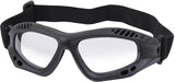 Black / Clear ANSI Rated Tactical Goggles