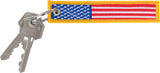 US Flag Patch Keychain