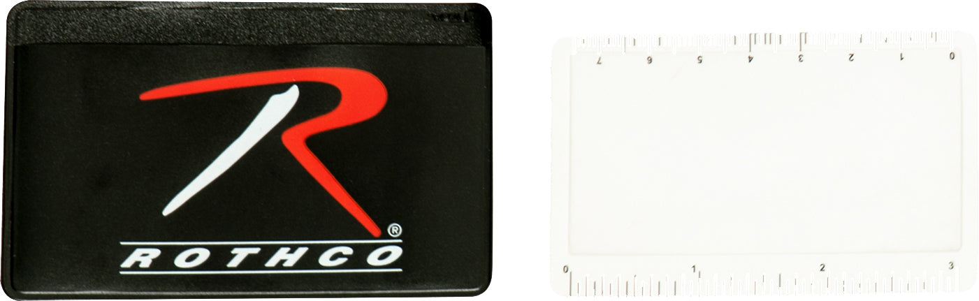 Survival Magnifying Card And Ruler - Galaxy Army Navy