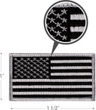 Red / White / Blue Mini US Flag Patch With Hook Back