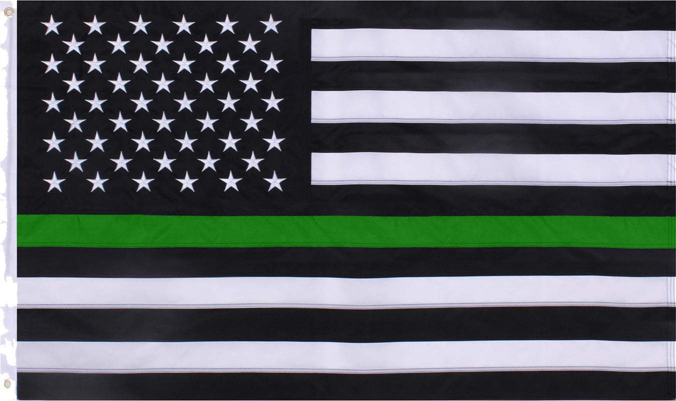 Thin Green Line Flag