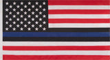 Red, White, and Blue Thin Blue Line US Flag - 3' X 5'