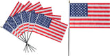Single & Six Pack US Stick Flag Parades And Decorations USA Flag