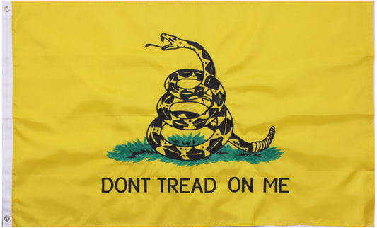 Don't Tread On Me Gadsden Snake Flag USMC Marines Outdoors Flag, 3' x 5'