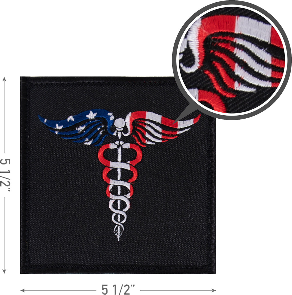 Tactical Hook-Back Morale Patch - Embroidered Hook Back Military Patches